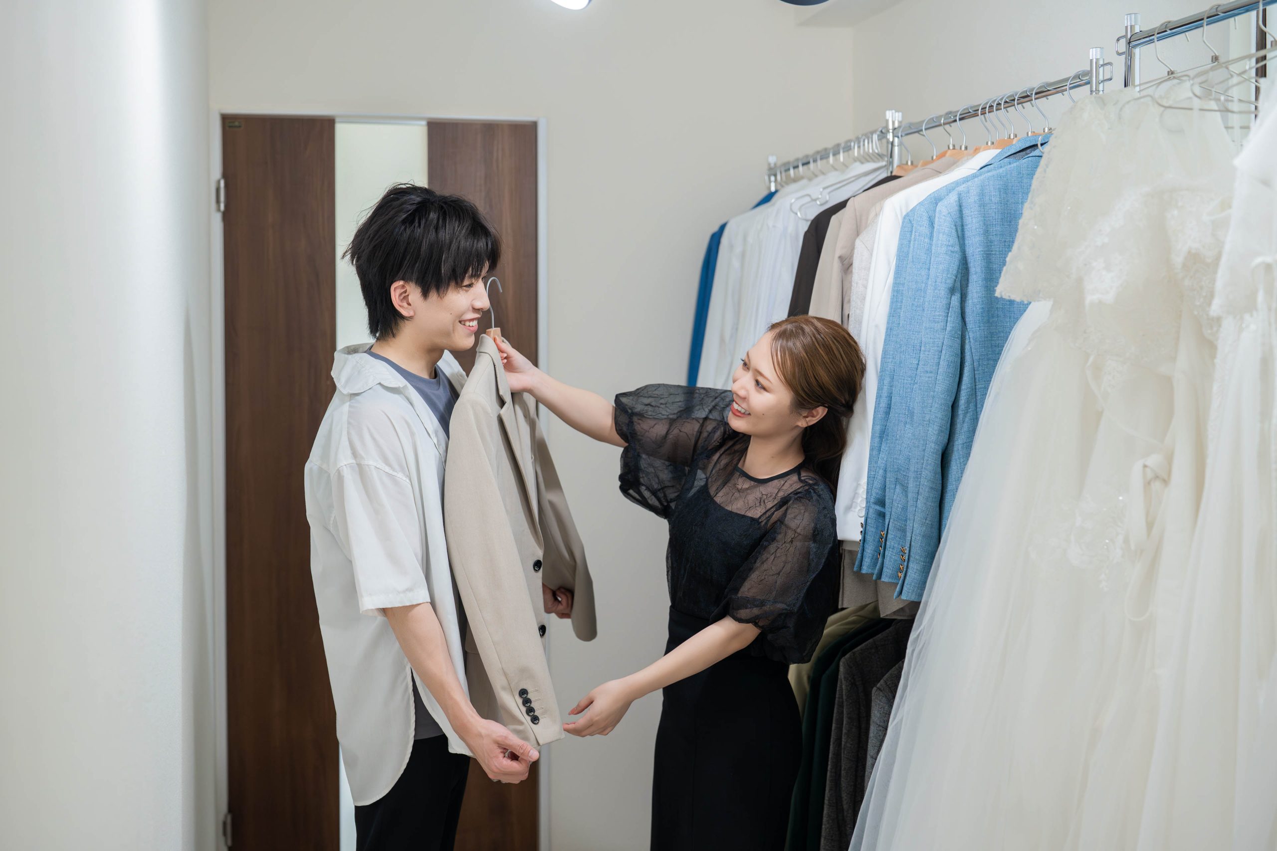 撮影当日・衣装合わせ